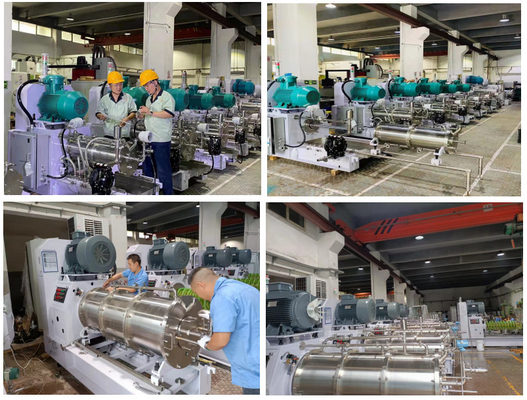 Mass Production Horizontal Sand Mill Machine Food Additives Wet Grinding Machine