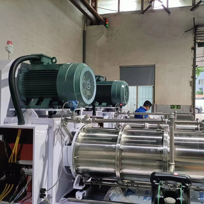 Stainless Steel Horizontal Sand Mill With Chamber Volume 0.5-250L