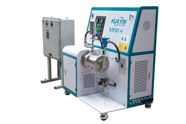 1.4L Mini Laboratory Bead Mill 4kW Explosion Horizontal Sand Mill